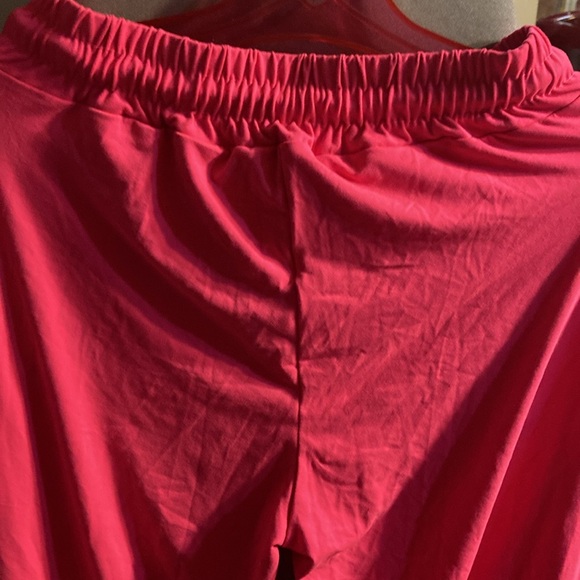 A pink jogger pants with drawstrings. It’s small - Picture 3 of 4